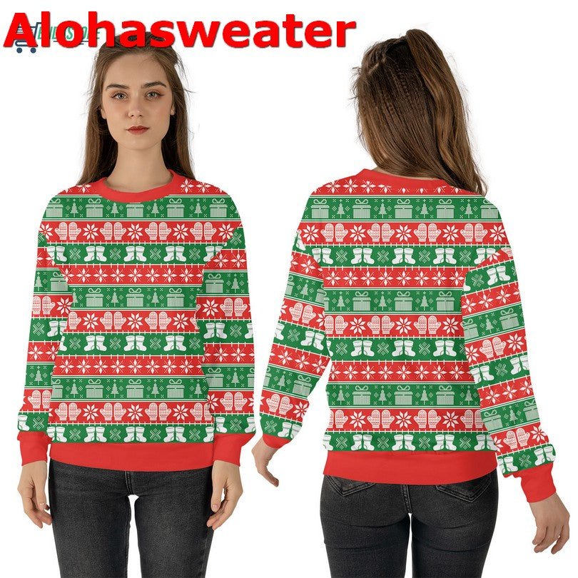 Christmas stocking pattern Christmas Sweater - Holiday Gift product image 3