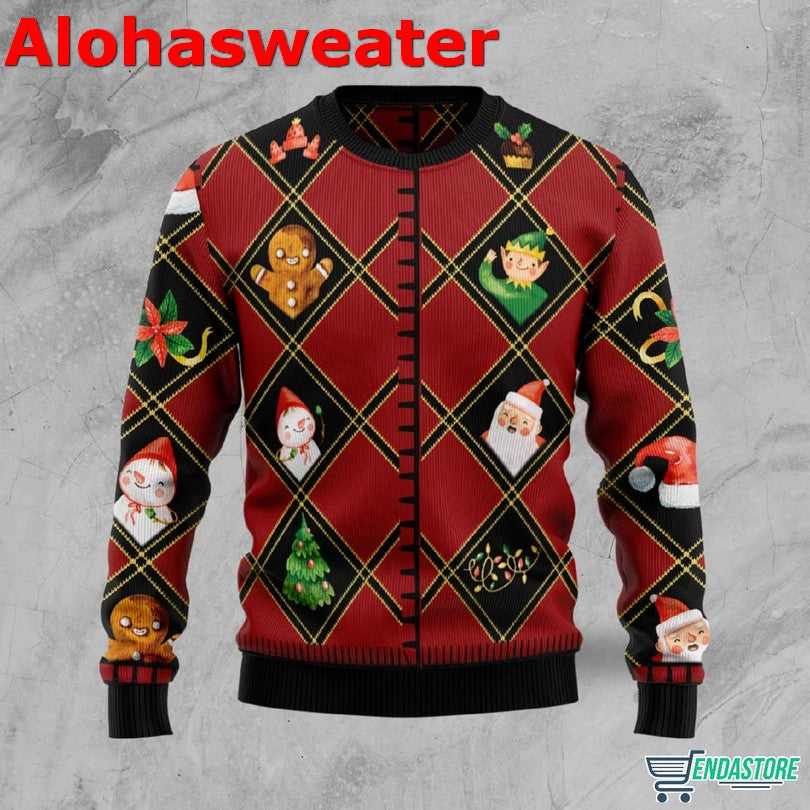 Christmas stocking pattern Christmas Sweater - Holiday Gift product image 5