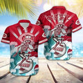 Cincinnati Reds Grateful Surfer Hawaiian - Adult & Kids T-Shirts, Sweatshirts & Hoodies apparel design preview 1