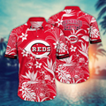 Cincinnati Reds MLB Hawaiian Sunshinetime Aloha - Adult & Kids T-Shirts, Sweatshirts & Hoodies apparel design preview 1