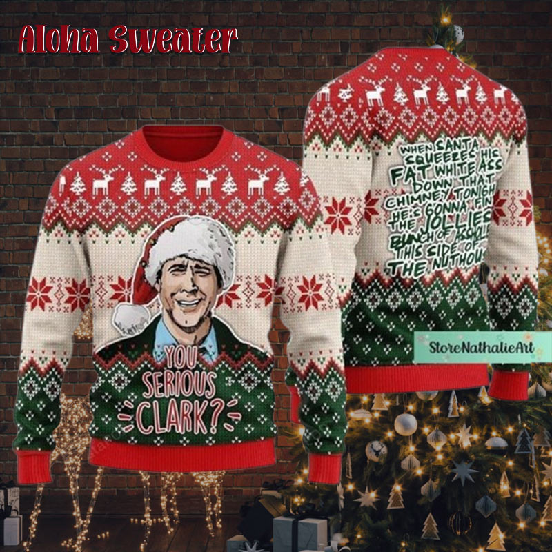 Griswold Quote Christmas Vacation Ugly Christmas Sweater - Holiday Gift product image 5