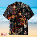 Classic Horror Characters Fright Night Hawaiian Beach - Adult & Kids T-Shirts, Sweatshirts & Hoodies apparel design preview 1