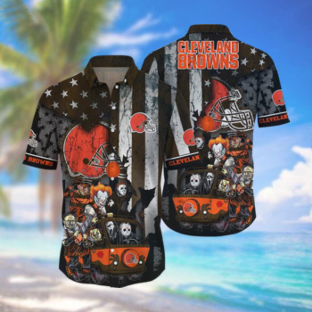 Cleveland Browns Hawaiian Style Hot Trending - Adult & Kids T-Shirts, Sweatshirts & Hoodies apparel design preview 1