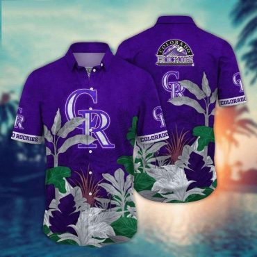 Colorado Rockies Jungle Canopy Hawaiian - Adult & Kids T-Shirts, Sweatshirts & Hoodies apparel design preview 1