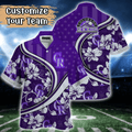 Colorado Rockies MLB Us Flag Hawaiian Custom Summer - Adult & Kids T-Shirts, Sweatshirts & Hoodies apparel design preview 1