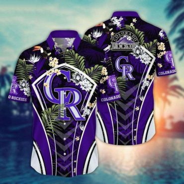 Colorado Rockies Tropical Vibes Hawaiian - Adult & Kids T-Shirts, Sweatshirts & Hoodies apparel design preview 1
