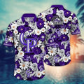 Colorado Rockies Vibrant Bloom Hawaiian - Adult & Kids T-Shirts, Sweatshirts & Hoodies apparel design preview 1