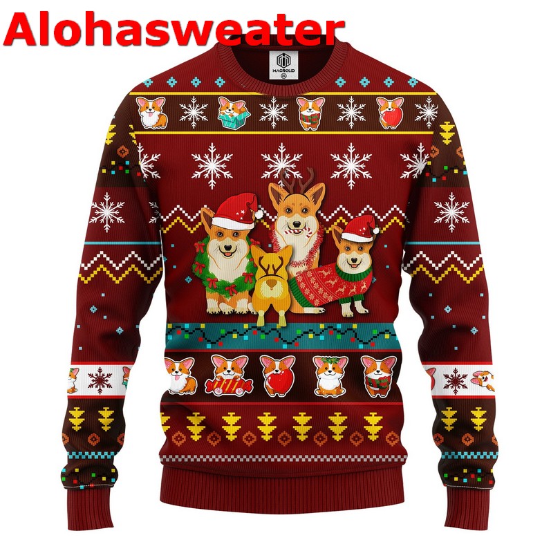 Corgi Merry Corgmas Ugly Christmas Sweater - Holiday Gift product image 5