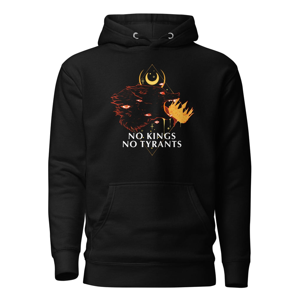 No Kings Wolf - Adult & Kids T-Shirts, Sweatshirts & Hoodies apparel design preview 1