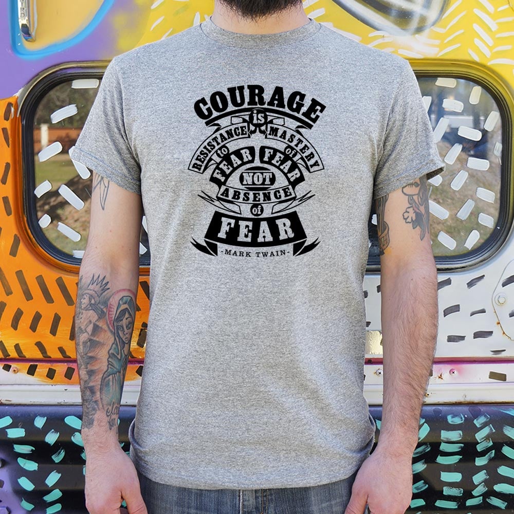 Courage Is Fear Resistance - Adult & Kids T-Shirts, Sweatshirts & Hoodies apparel design preview 1
