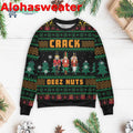 Crack deez nuts nutcracker Christmas Sweater - Holiday Gift product image