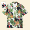 Custom Donald Trump Photo Tropical Style 1 Aloha - Adult & Kids T-Shirts, Sweatshirts & Hoodies apparel design preview 1