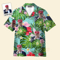 Custom Donald Trump Photo Tropical Style 2 Aloha - Adult & Kids T-Shirts, Sweatshirts & Hoodies apparel design preview 1