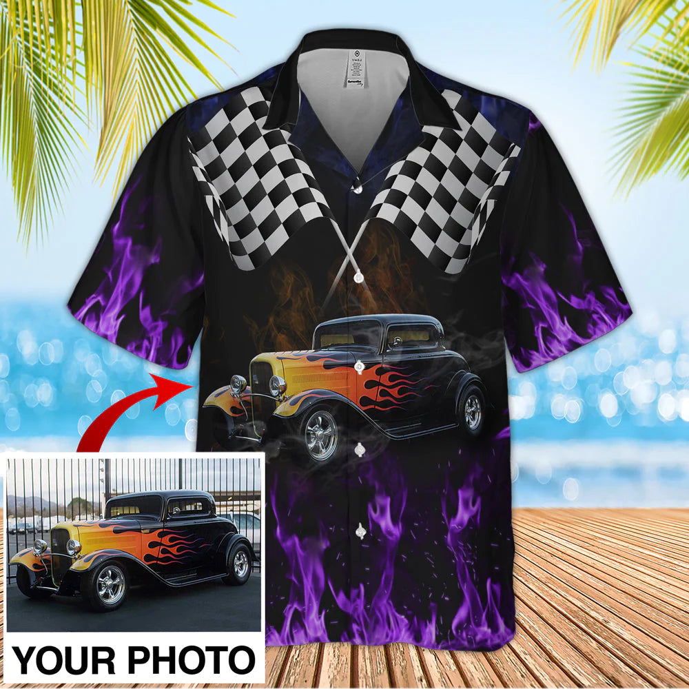 Custom Image Racing Car Dirt Bike Motocross Hot Rod - Adult & Kids T-Shirts, Sweatshirts & Hoodies apparel design preview 1