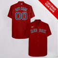 Customizable Boston Red Sox Name Number Hawaiian - Adult & Kids T-Shirts, Sweatshirts & Hoodies apparel design preview 1