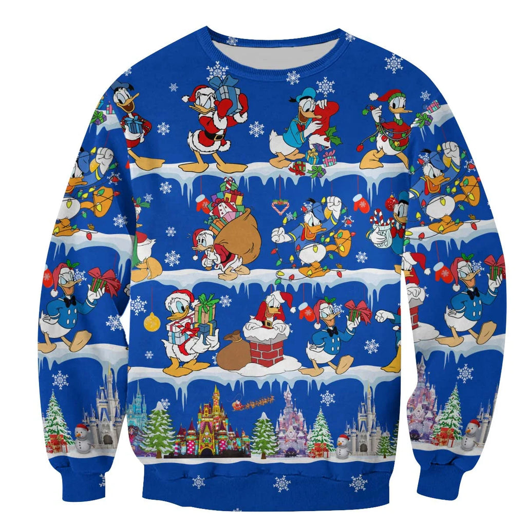 Duck pattern 3D Christmas Sweater - Holiday Gift product image 3
