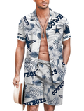 Dallas Cowboys Men's Island Vibe Hawaiian Shorts Gear - Adult & Kids T-Shirts, Sweatshirts & Hoodies apparel design preview 1
