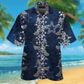 Dallas Cowboys Short Sleeve Button Up Tropical - Adult & Kids T-Shirts, Sweatshirts & Hoodies apparel design preview 1