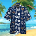 Dallas Cowboys Short Sleeve Button Up Tropical - Adult & Kids T-Shirts, Sweatshirts & Hoodies apparel design preview 1
