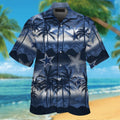 Dallas Cowboys Short Sleeve Button Up Tropical - Adult & Kids T-Shirts, Sweatshirts & Hoodies apparel design preview 1