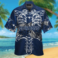 Dallas Cowboys Short Sleeve Button Up Tropical - Adult & Kids T-Shirts, Sweatshirts & Hoodies apparel design preview 1