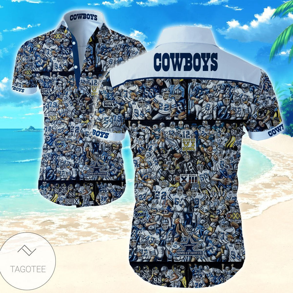 Dallas Cowboys Sport Hawaiian Funny - Adult & Kids T-Shirts, Sweatshirts & Hoodies apparel design preview 1