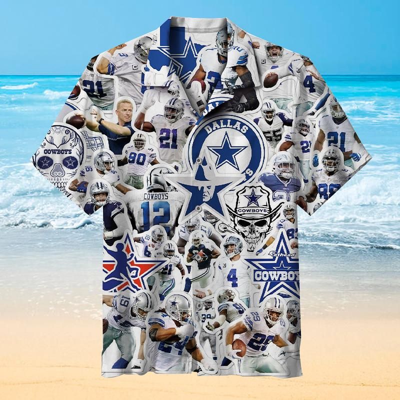 Dallas Cowboys Team Inspired Hawaiian Trend - Adult & Kids T-Shirts, Sweatshirts & Hoodies apparel design preview 1