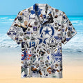 Dallas Cowboys Team Inspired Hawaiian Trend - Adult & Kids T-Shirts, Sweatshirts & Hoodies apparel design preview 1
