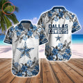 Dallas Cowboys Tropical Hawaiian Fan Shorts Lone Star - Adult & Kids T-Shirts, Sweatshirts & Hoodies apparel design preview 1