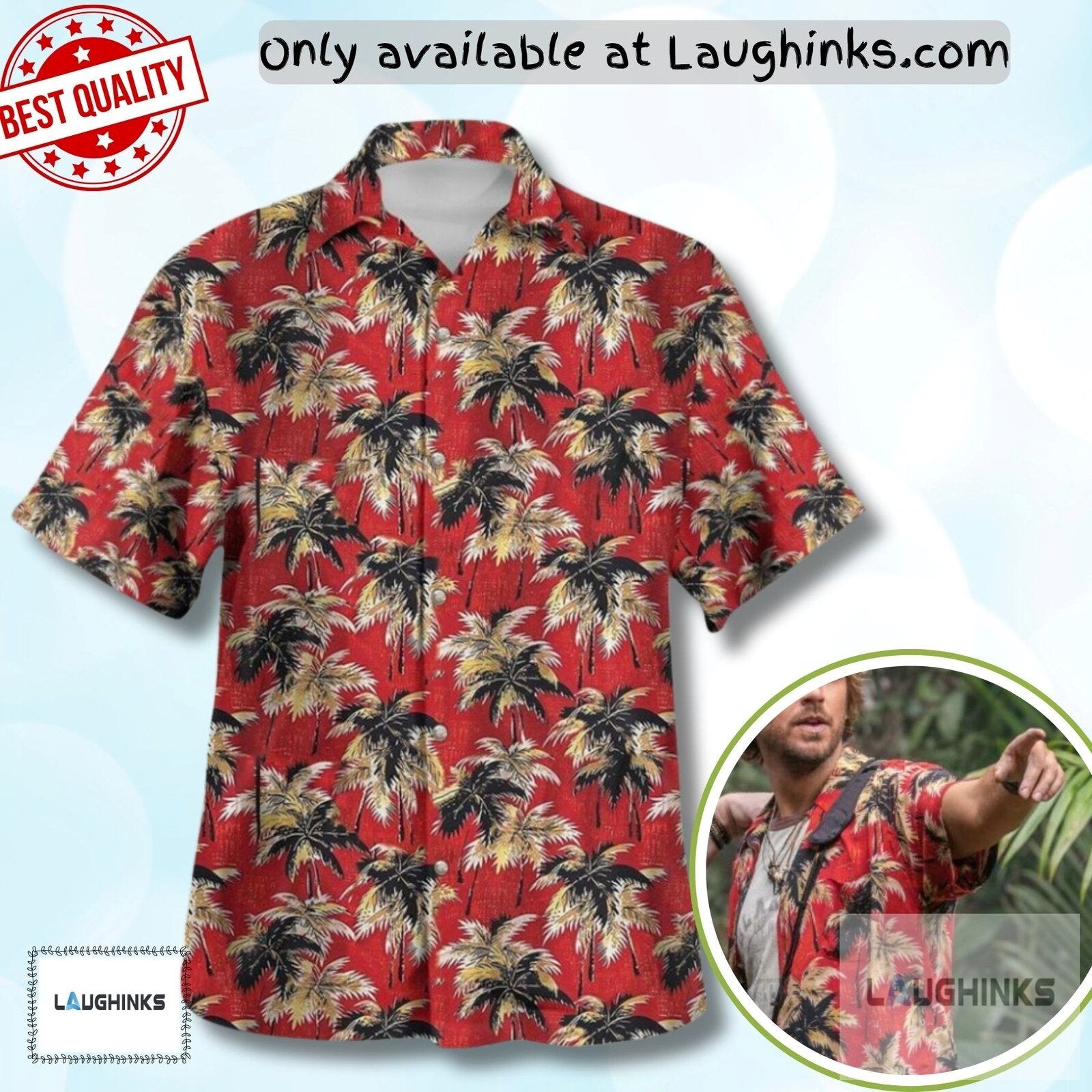 Dan Stevens Godzilla x Kong The New Empire Hawaiian - Adult & Kids T-Shirts, Sweatshirts & Hoodies apparel design preview 1
