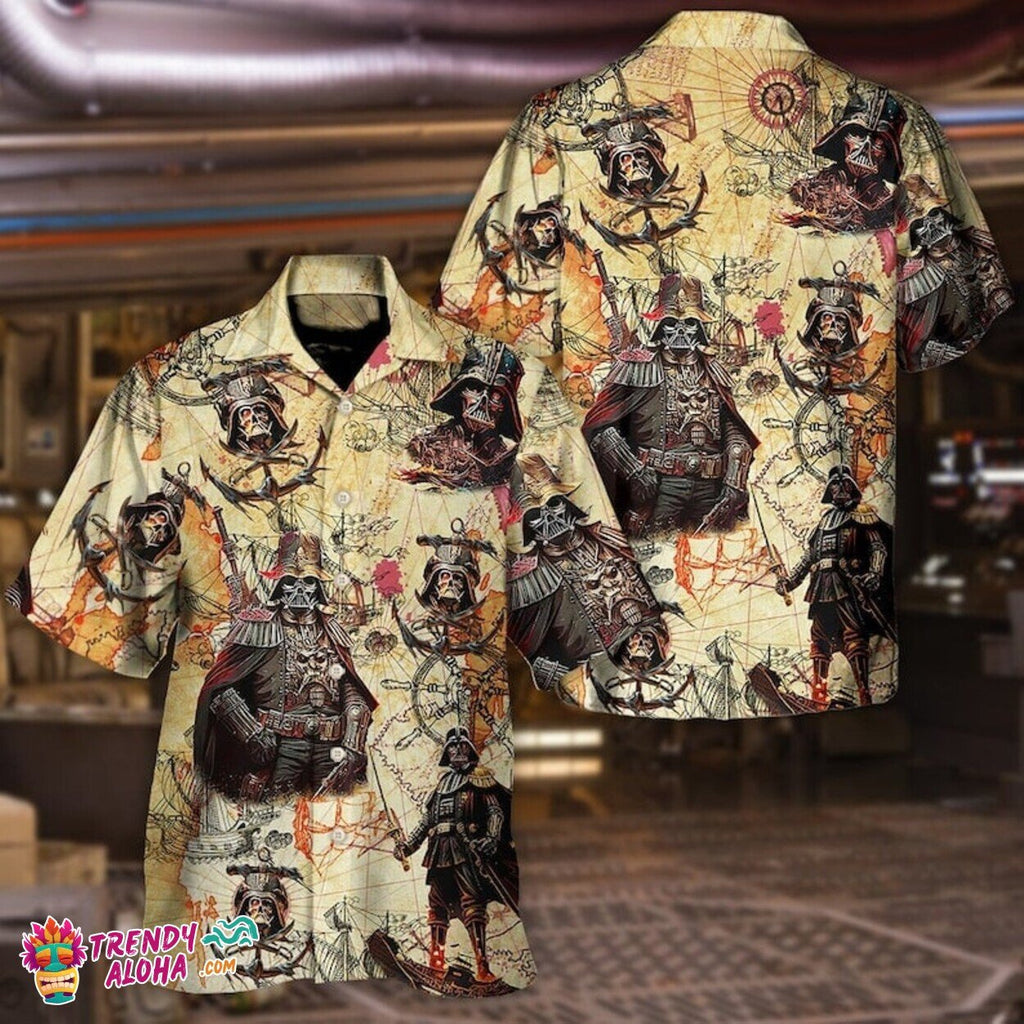 Darth Vader Pirates Starwars Family Hawaiian Beach - Adult & Kids T-Shirts, Sweatshirts & Hoodies apparel design preview 1