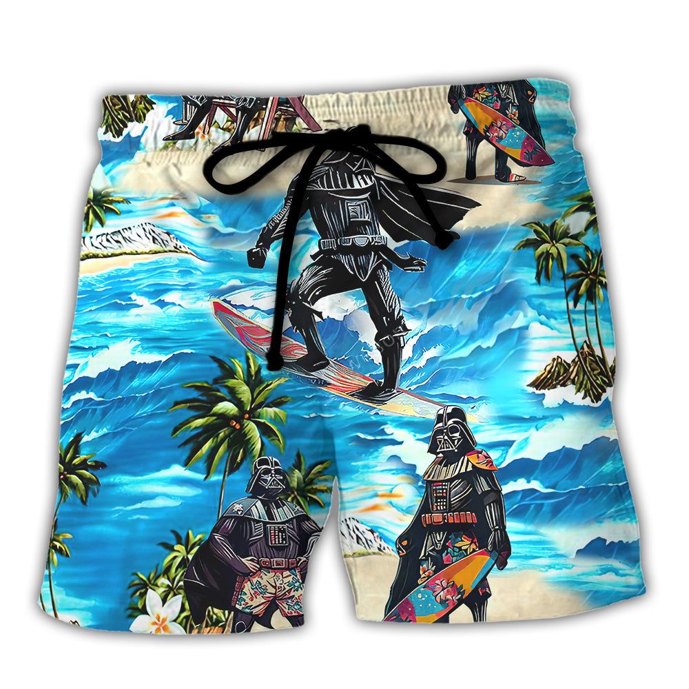 Darth Vader Starwars Surfing Trendy Aloha Hawaiian - Adult & Kids T-Shirts, Sweatshirts & Hoodies apparel design preview 1