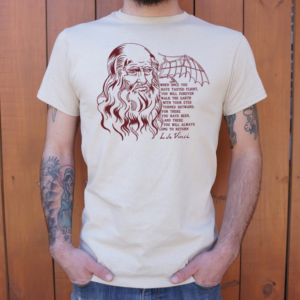 Da Vinci Quote - Adult & Kids T-Shirts, Sweatshirts & Hoodies apparel design preview 1