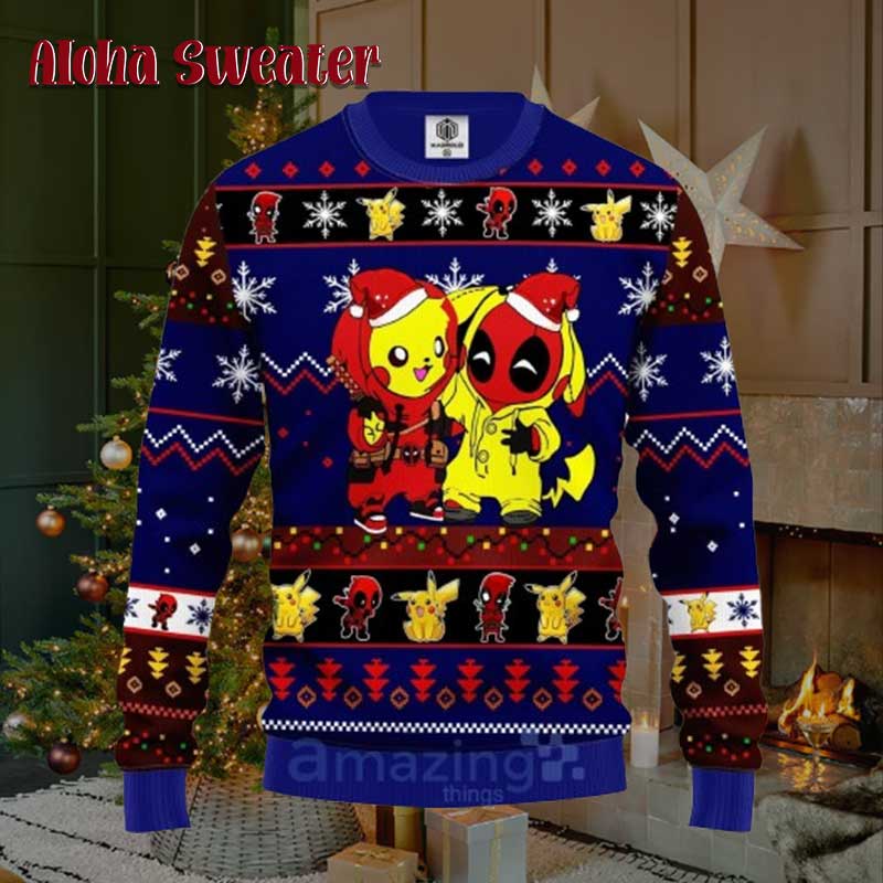 Friend Forever Deadpool Wolverine Ugly Christmas Sweater - Holiday Gift product image 4
