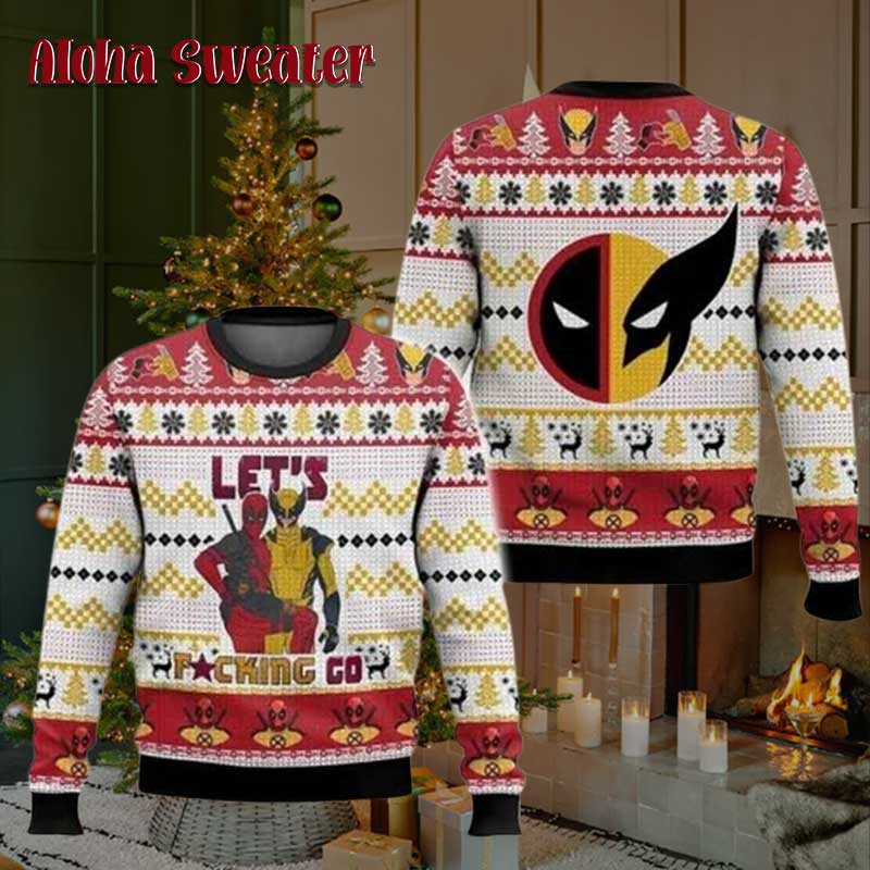 I Will Stole Christmas Deadpool Ugly Christmas Sweater - Holiday Gift product image 5