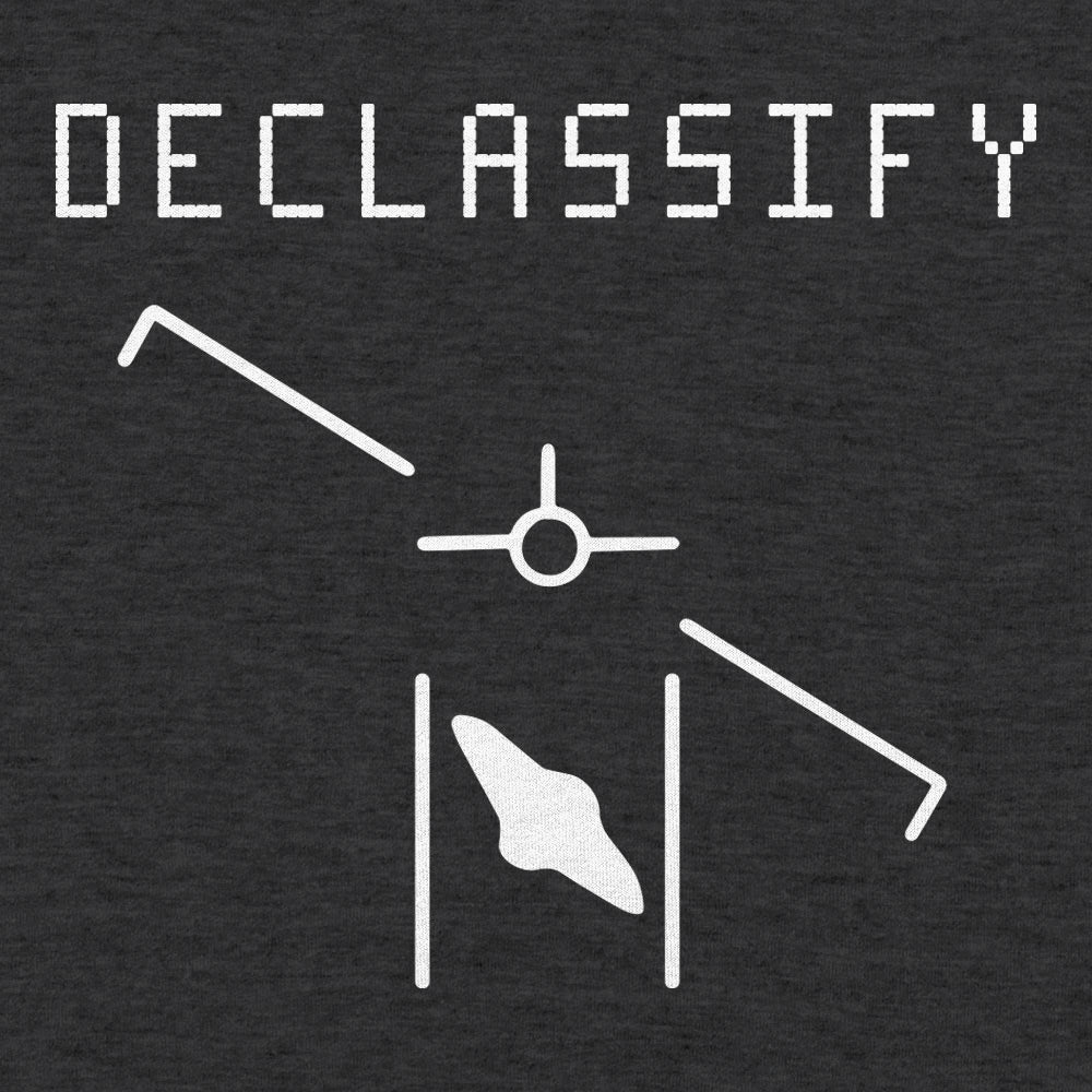 Declassify - Adult & Kids T-Shirts, Sweatshirts & Hoodies apparel design preview 1