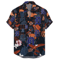 Detroit Tigers #1 Dad Hawaiian - Adult & Kids T-Shirts, Sweatshirts & Hoodies apparel design preview 1
