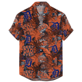 Detroit Tigers #1 Dad Orange Hawaiian - Adult & Kids T-Shirts, Sweatshirts & Hoodies apparel design preview 1