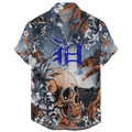 Detroit Tigers Coastal Skull Hawaiian - Adult & Kids T-Shirts, Sweatshirts & Hoodies apparel design preview 1