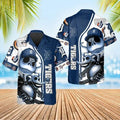 Detroit Tigers Skeleton Mascot Hawaiian - Adult & Kids T-Shirts, Sweatshirts & Hoodies apparel design preview 1