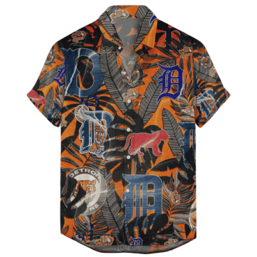 Detroit Tigers Tropical Vibes Hawaiian - Adult & Kids T-Shirts, Sweatshirts & Hoodies apparel design preview 1