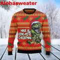 Dinosaur have a dino mite Christmas Sweater - Holiday Gift product image