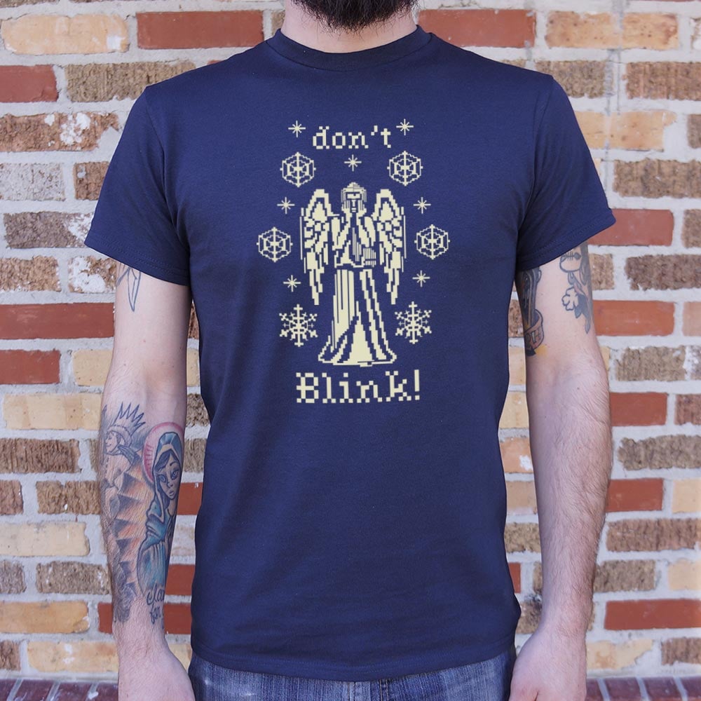 Don't Blink Needlepoint - Adult & Kids T-Shirts, Sweatshirts & Hoodies apparel design preview 1