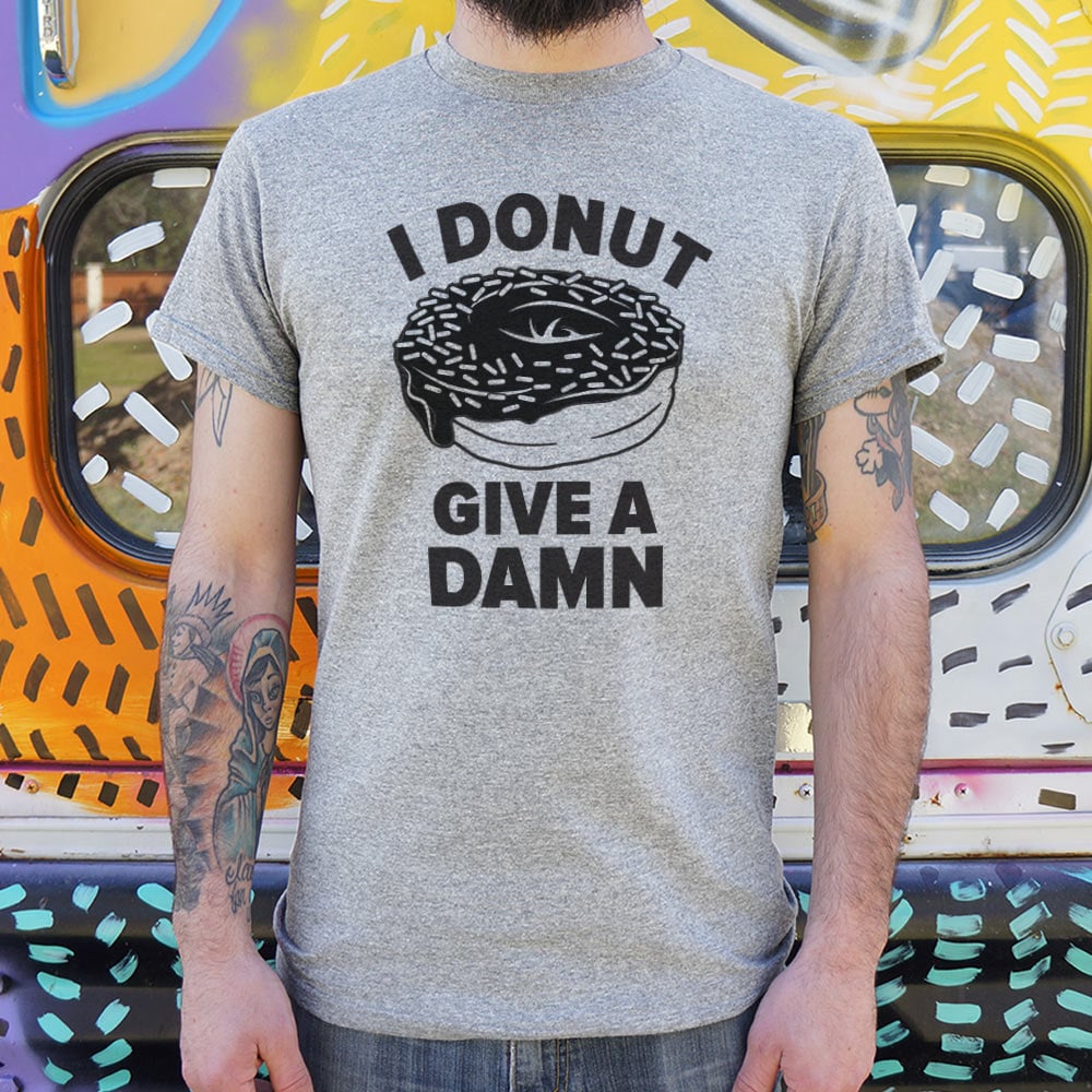Donut Give a Damn - Adult & Kids T-Shirts, Sweatshirts & Hoodies apparel design preview 1