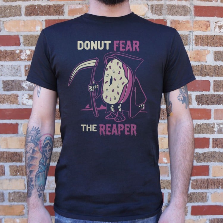 Donut Fear The Reaper - Adult & Kids T-Shirts, Sweatshirts & Hoodies apparel design preview 1