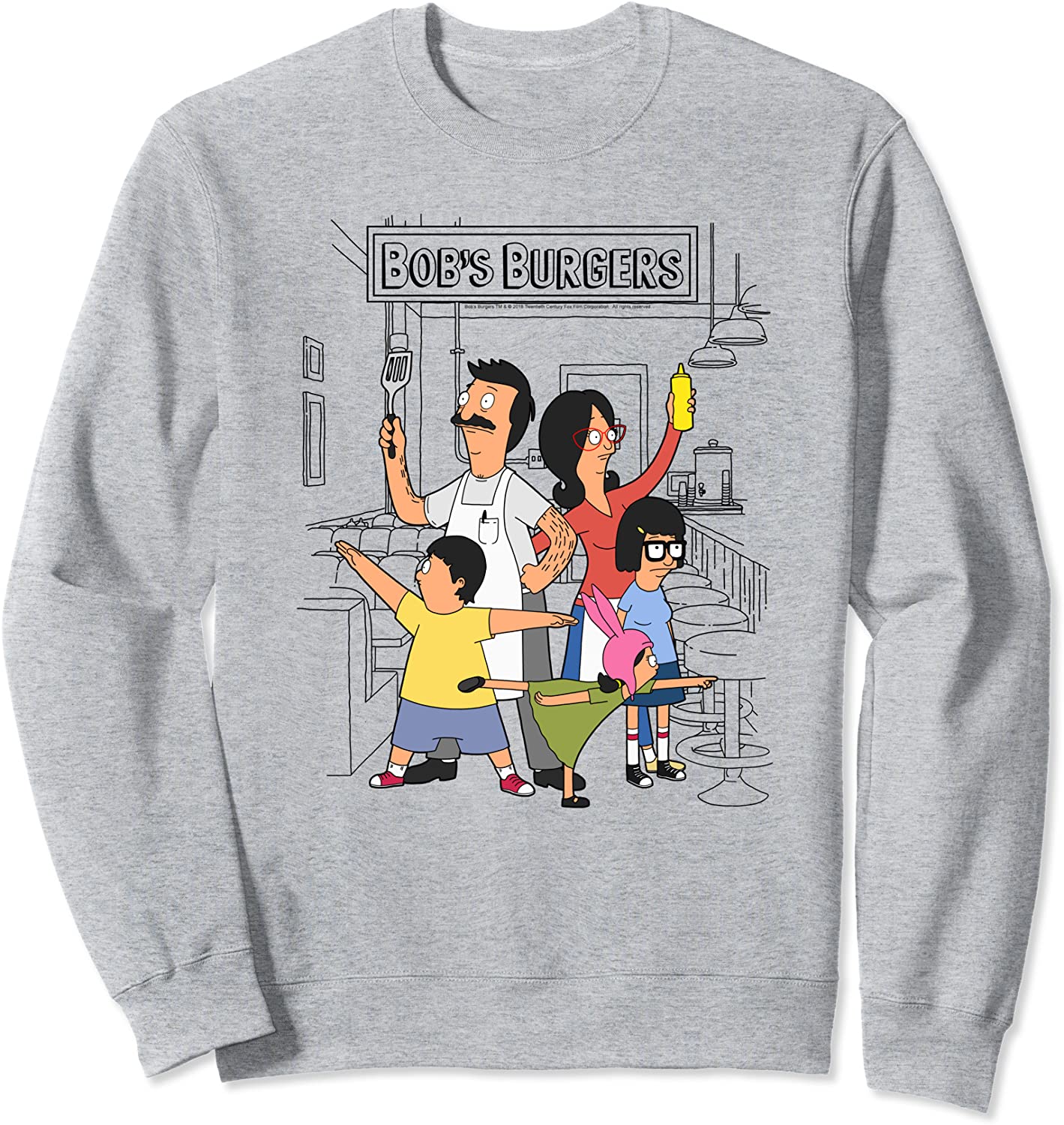 Bobs Burgers Belcher Hero Pose Apparel