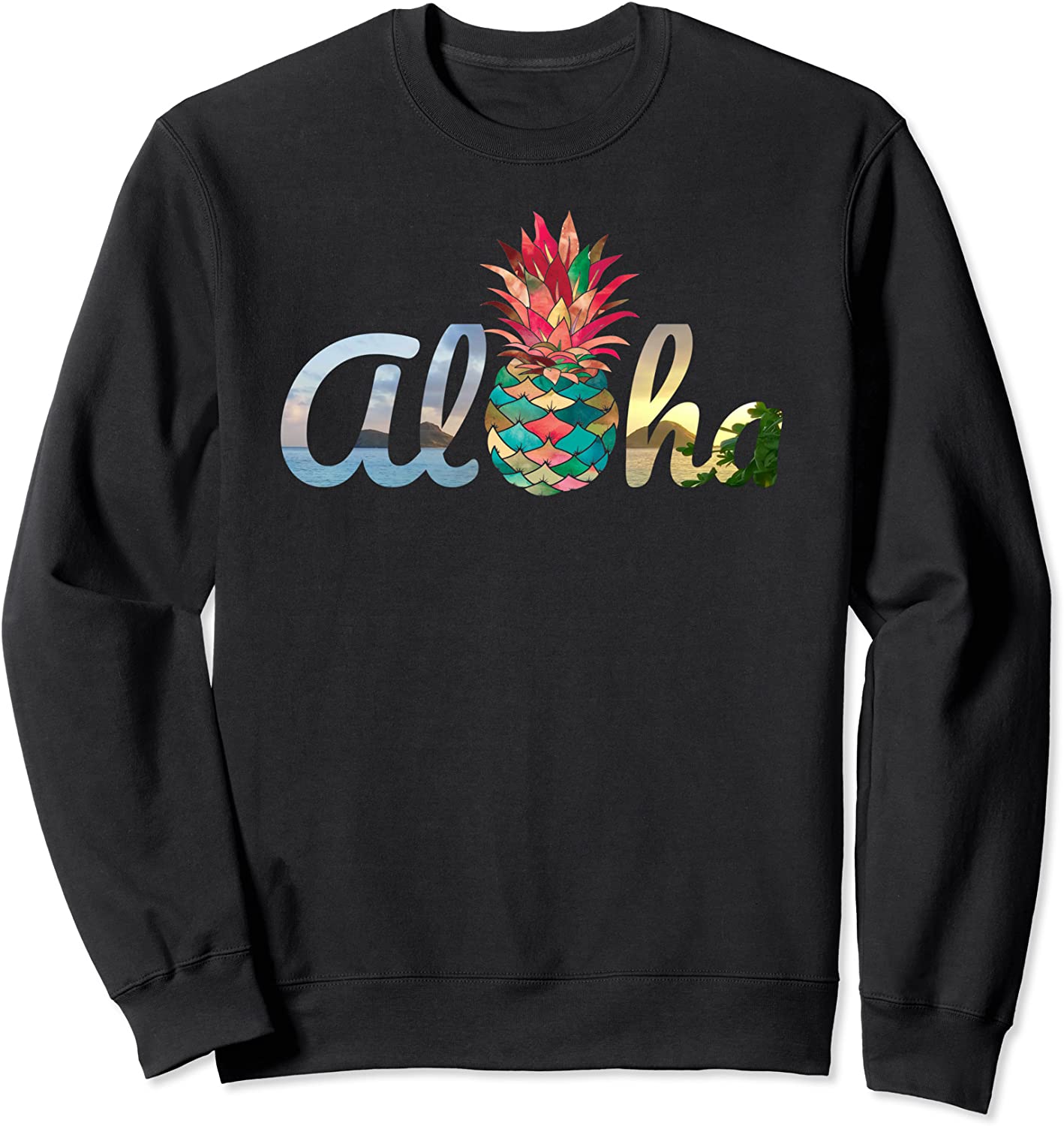 Aloha Hawaii Pineapple Mermaid Coral Watercolor Womens Collection