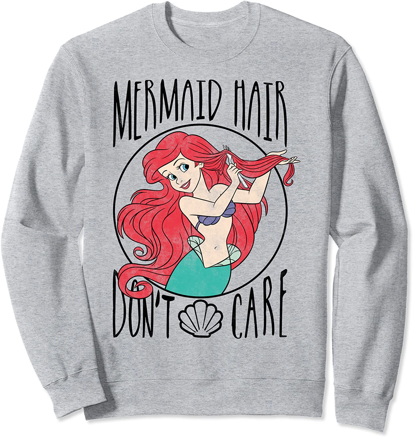 Disney Little Mermaid Ariel Mermaid Hair Dont Care Merch