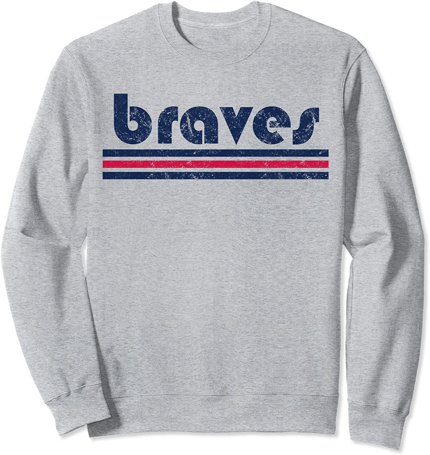 Braves Three Stripe Weathered Mens Womens Collection