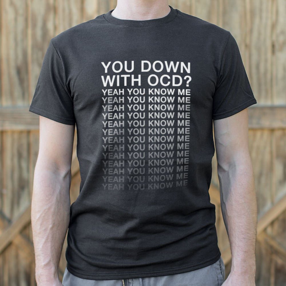 Down With OCD - Adult & Kids T-Shirts, Sweatshirts & Hoodies apparel design preview 1